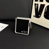 Для Samsung Galaxy Z Flip 7 Чехол Жесткий Углеродное волокно Кольцо-подставка Магнитная беспроводная зарядка Защитная задняя крышка Для Z Flip7 Чехол