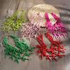 GuanLong Trendy Bohemia Resin Coral Big Necklaces for Women Vintage Retro Multilayer Beaded Chain Choker Necklace Party Jewelry