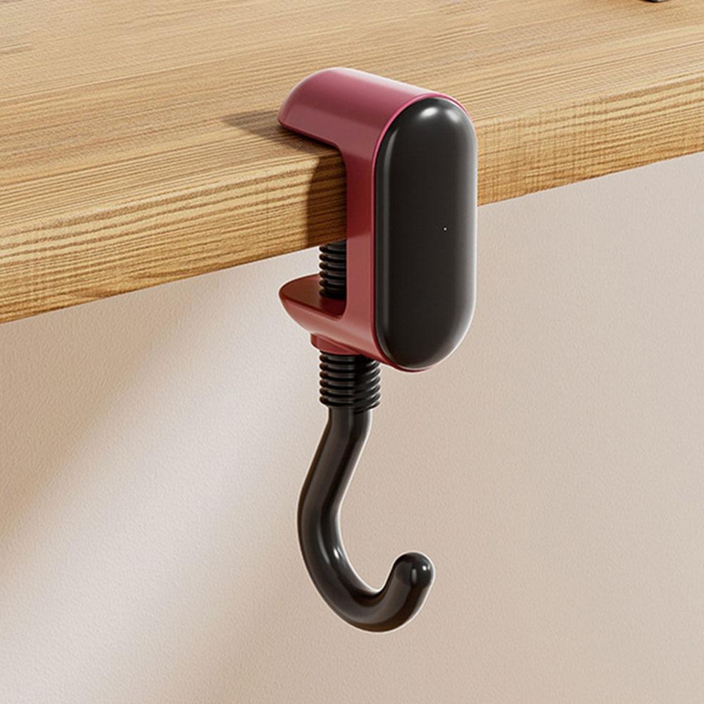 Cute Cartoon Desk Edge Hook Adjustable Dopamine Desktop Bag Hooks Strong Load-Bearing Gaming Headset Desk Hanger Key Hooks