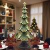 Рождественская елка Настольное украшение Праздничный офисный орнамент Лучший рождественский новогодний подарок Вечеринка Домашний декор Смоляные поделки Фигурки
