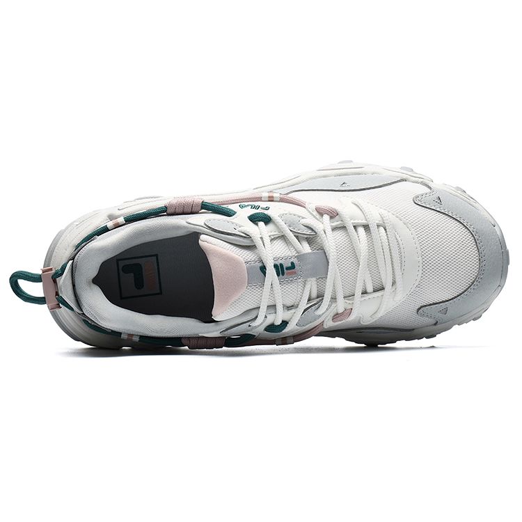 Fila Кеды женские Cat Paw 2.0 Спортивная мода Низкие Повседневные Кроссовки для бега Белые Серые F12W134108FBL