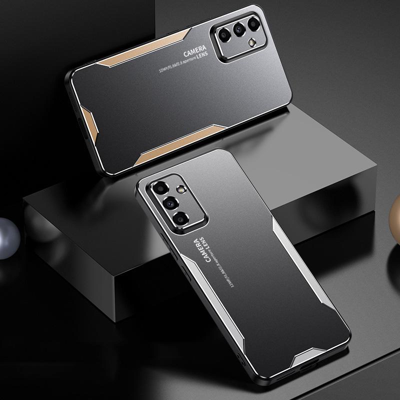 Для Samsung Galaxy A25 5G (Глобальный) (161,0 х 76,5 х 8,3 мм) Чехол для телефона Алюминиевый сплав+ТПУ+ПК крышка