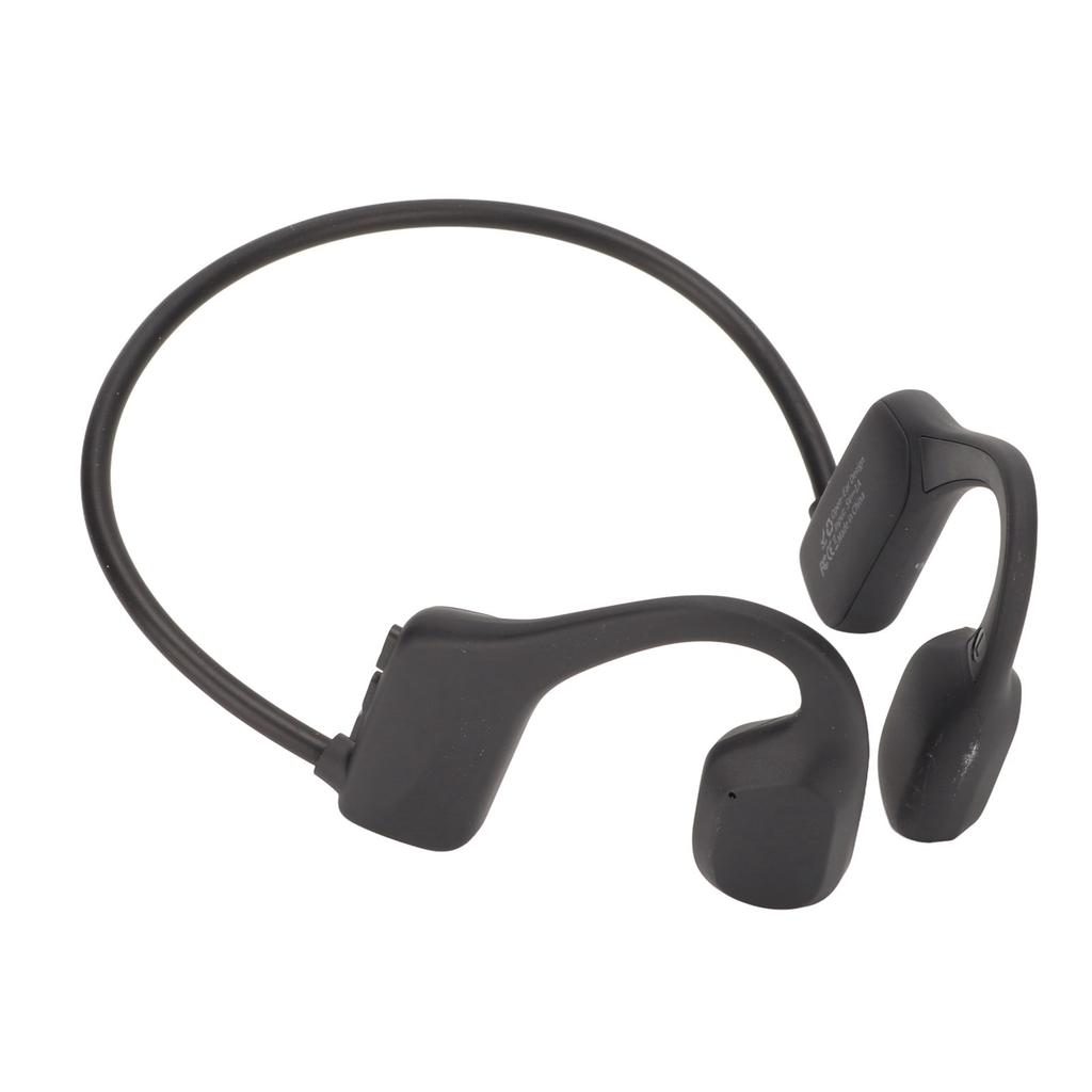 Bone Conduction Bluetooth5.3 Headset IPX5 Waterproof Open Ear Sports Headset with Mic for Exercise R