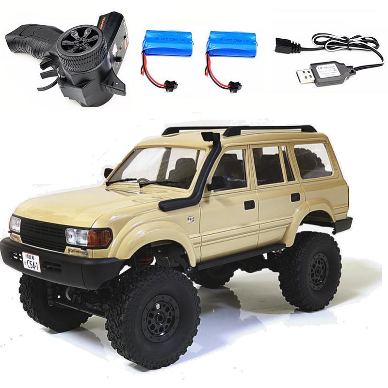 WPL C54-1 4WD 2.4G Внедорожник LC80 Машина на радиоуправлении RC Гусеничный Багги Движущаяся Машина Детские Машинки на Батарейках Подарок для Мальчиков