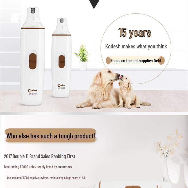Kordes Pet CP-3300 Перезаряжаемая электрическая пилка и когтерезка для собак и кошек