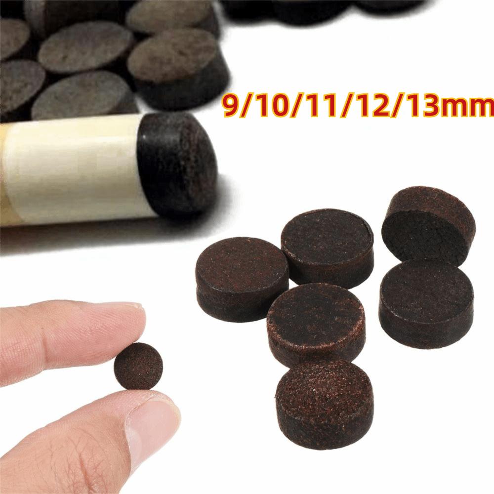 Cowhide Billiard Cue Tips Anti-slip Pool Cue Accessories New Pool Cue Tips Billiard Accessories