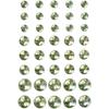 Vivi Gade Design's Range of Round, Faceted, Self-adhesive Rhinestones In Various Sizes. Ref 28322