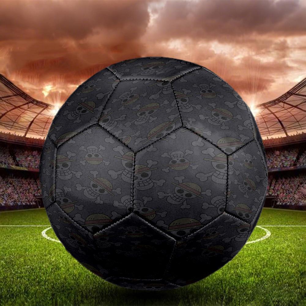 1pc One Piece Logo Football Soccer Ball Size 5 Indoor Soccer Ball Fashion Colorful Backyard Game -Great For Sports Fans Gift HE18