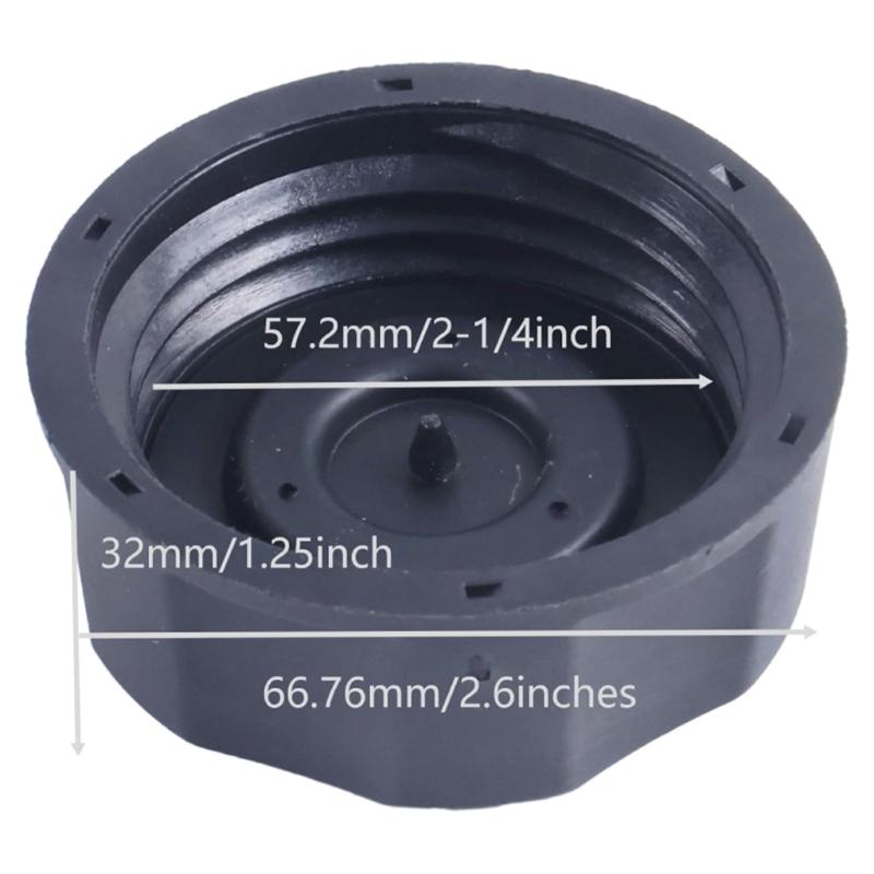Oil Gas Tank Cap Vented 751-10049 751-3071 for Mower Replacement Plastic Tank Cap Cover Easy Installation