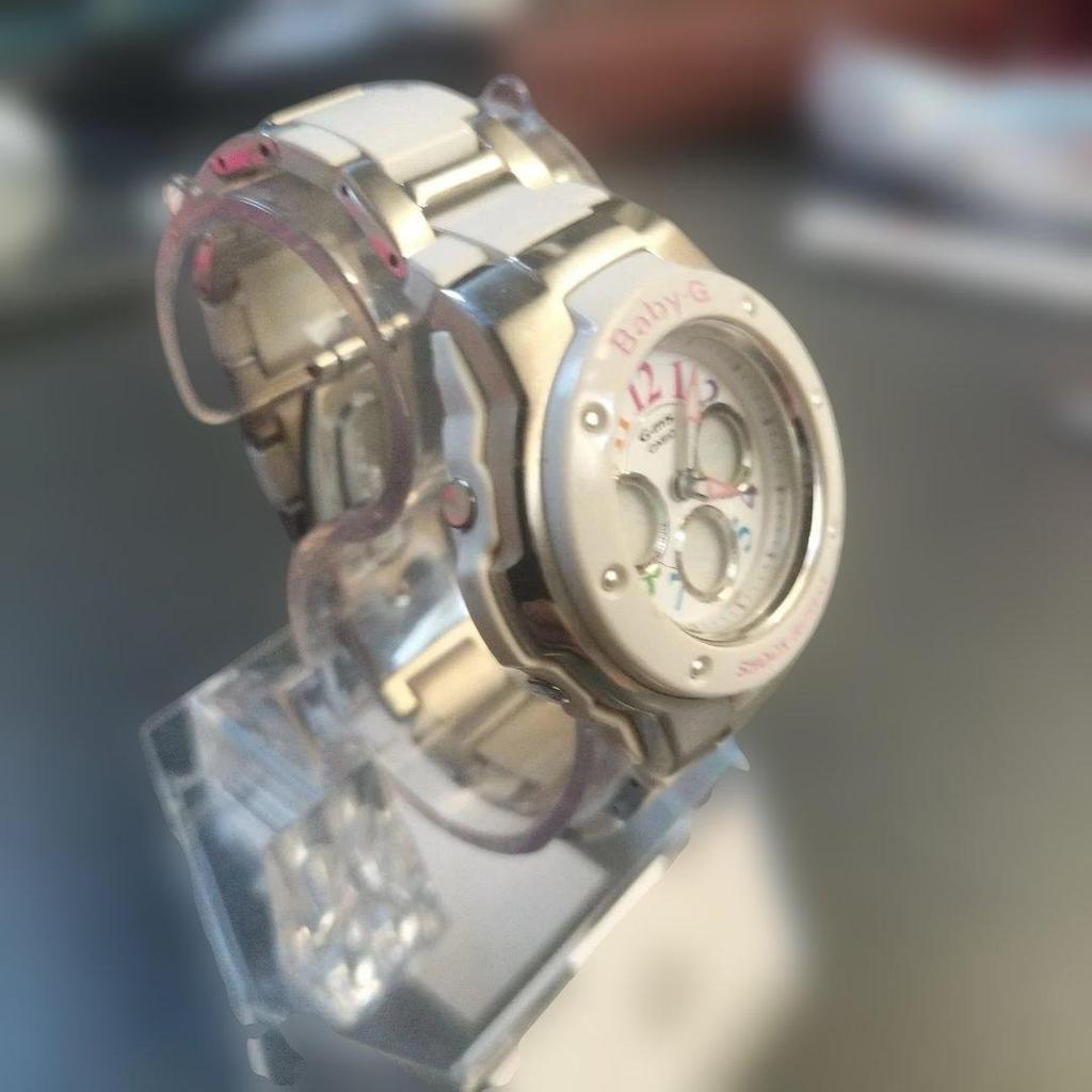 Used [New Battery, Ultrasonic Cleaning, Waterproof Grease Applied, Time Adjusted] Baby-G G-ms Analog-Digital