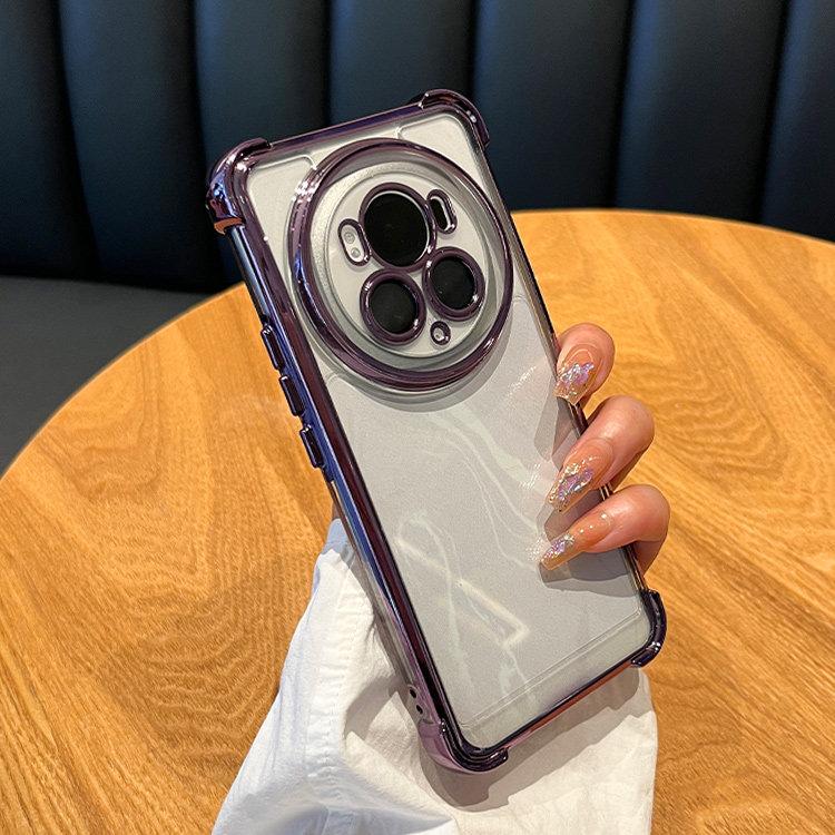 Чехол для Honor Magic 6 Pro Акриловый Матовый Прозрачный Чехол для Honor Magic 6 Pro 5G Оснащенный Защитным Чехлом для Камеры
