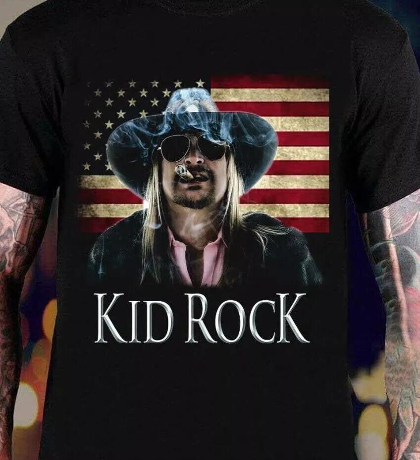 Kid Rock American Men Tshirt Kid Rock 2023 size S+5XL MR628 Unisex T-Shirt