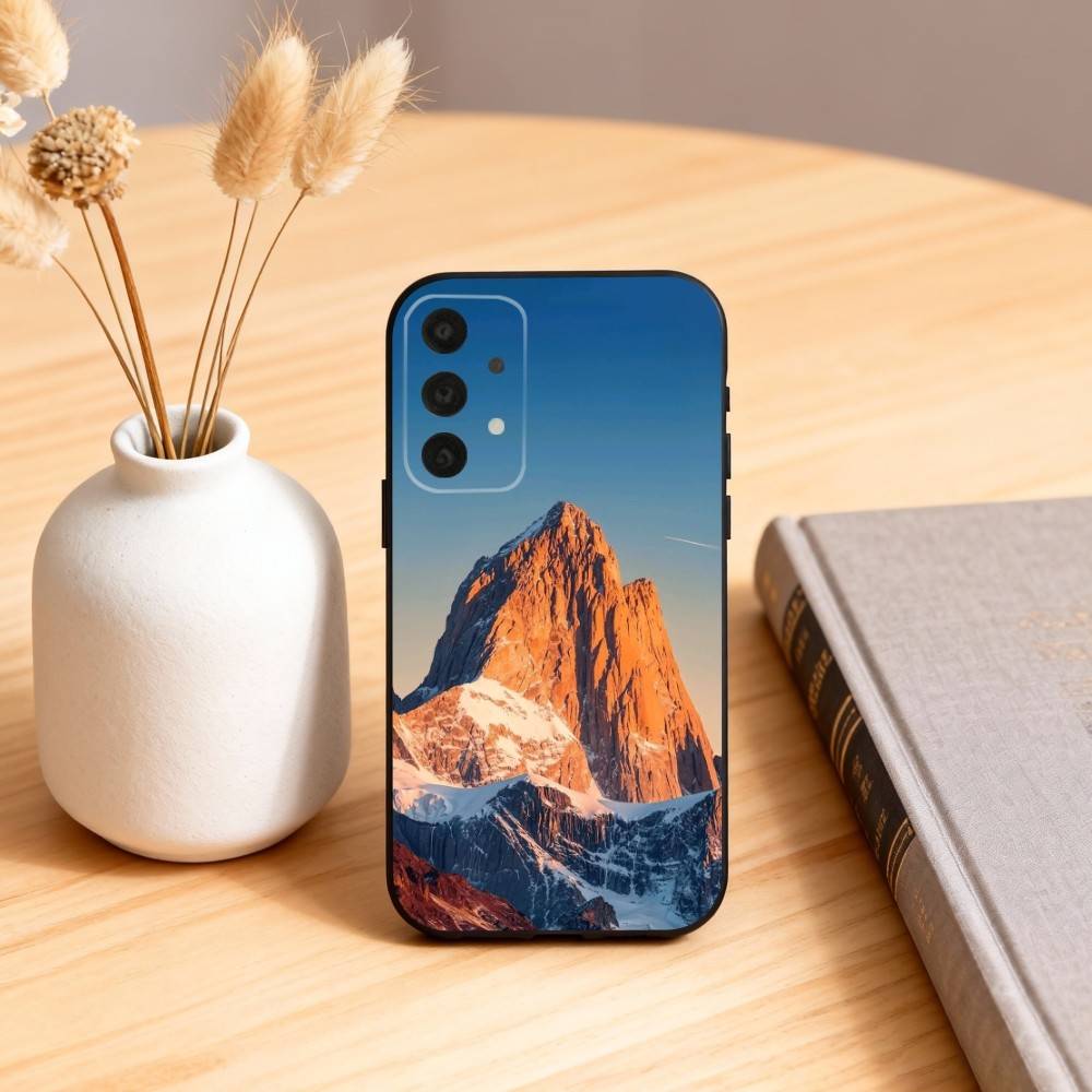Швейцарская гора Маттерхорн Чехол для телефона для Samsung S25,24,23,22,30,21,10,9,Ultra,Plus,Lite,FE,4,5 G Мягкий черный чехол