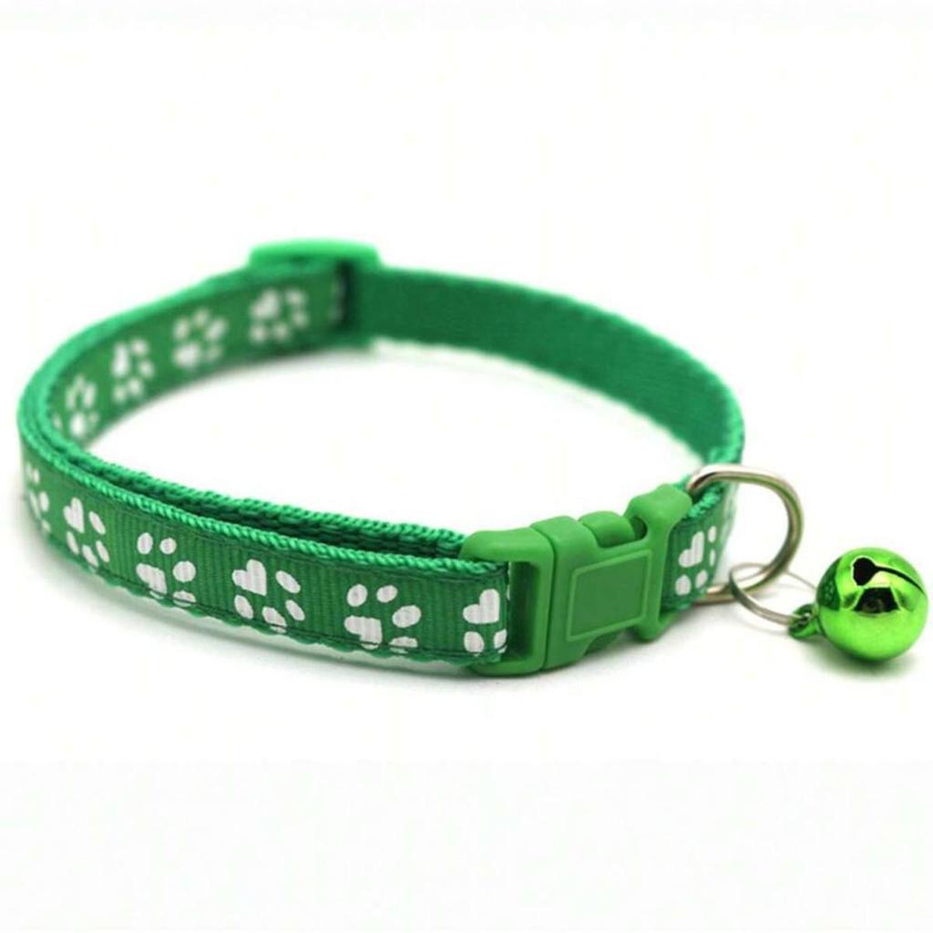 Colorful Pet Leash & Paw Print Collar Set for Dogs and Cats