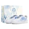 Nike Air Force 1 Wan Hua Nong, Bing Yu, Сумка для покупок, Устойчивые к истиранию, Низкие, Скейтбордические кроссовки, Унисекс, Белый Синий CW2288-111(Team113-S-BOX)