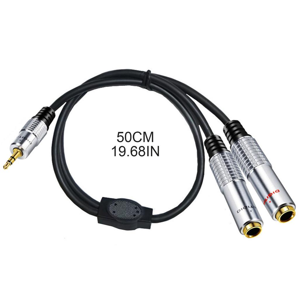 3.5mm to 6.35mm Microphone Cable 6.35mm Female to 3.5mm Male Mic Cable Balanced Shielded 6.35mm Cable for Mic Mixer