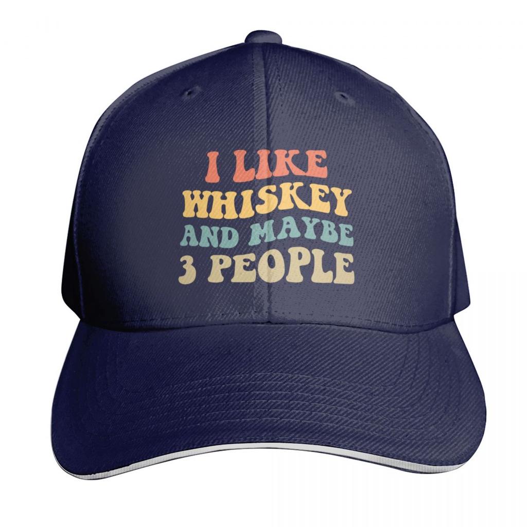 I Like Whiskey And Maybe People II Baseball Cap GentleUnisex Hat Luxury Unisex cap Hat Unisex Luxury Winter hat Womens Unisexs