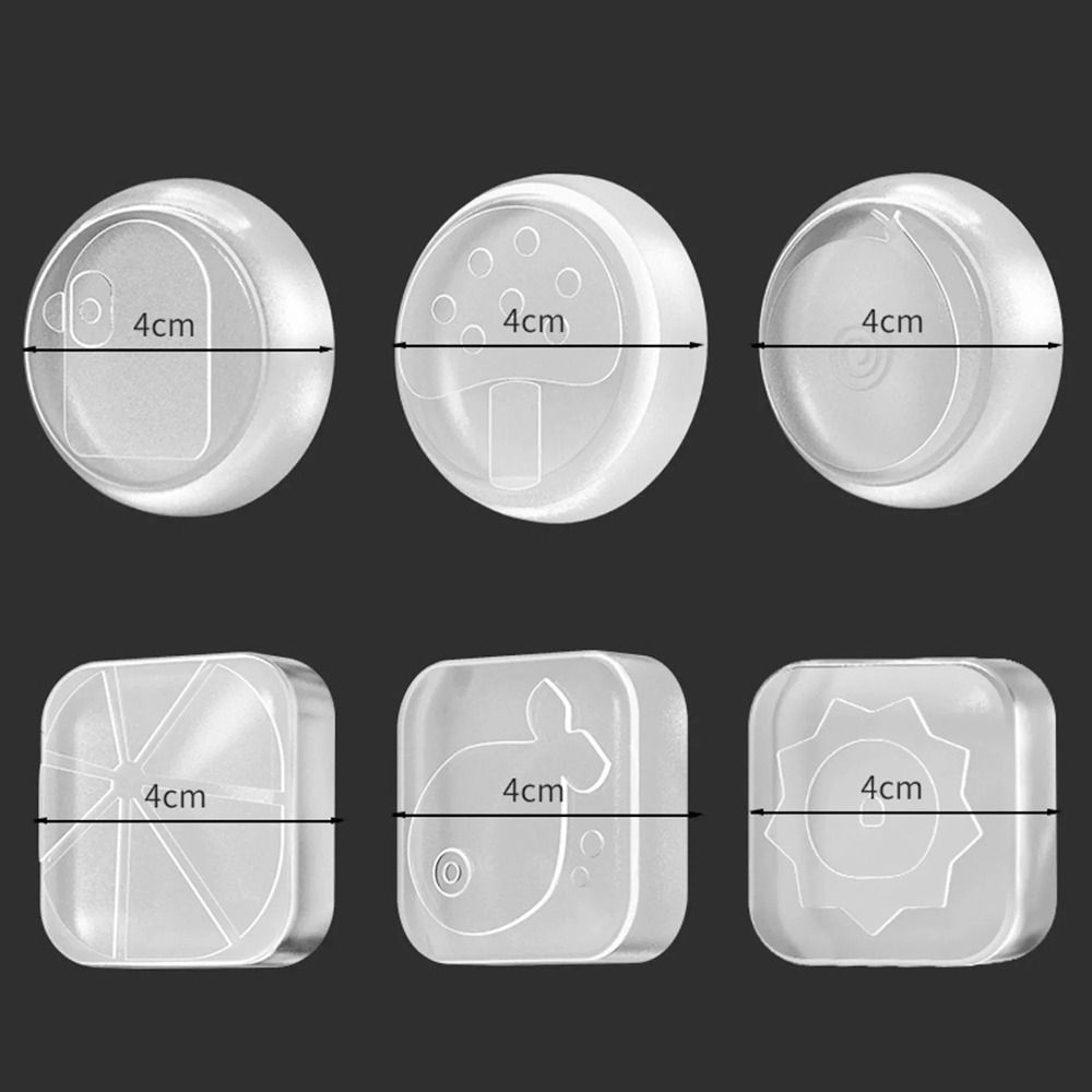 Silicone Wall Protector Self Adhesive Safety Shock Absorber Guard Door Stopper  Furniture