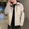 Autumn and Winter Korean Version Trend Loose Fashion Handsome Casual Boys Top Jacket Men's Coat
