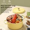 Heavy-duty Stockpot Non-Stick Saucepan with Lid Cast Aluminum Pot Versatile Cookware for Cooking Baking Frying