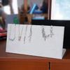 L-shaped Necklace Display Stand Creative Jewelry Show Rack Save Space Earring Display Board  Chain