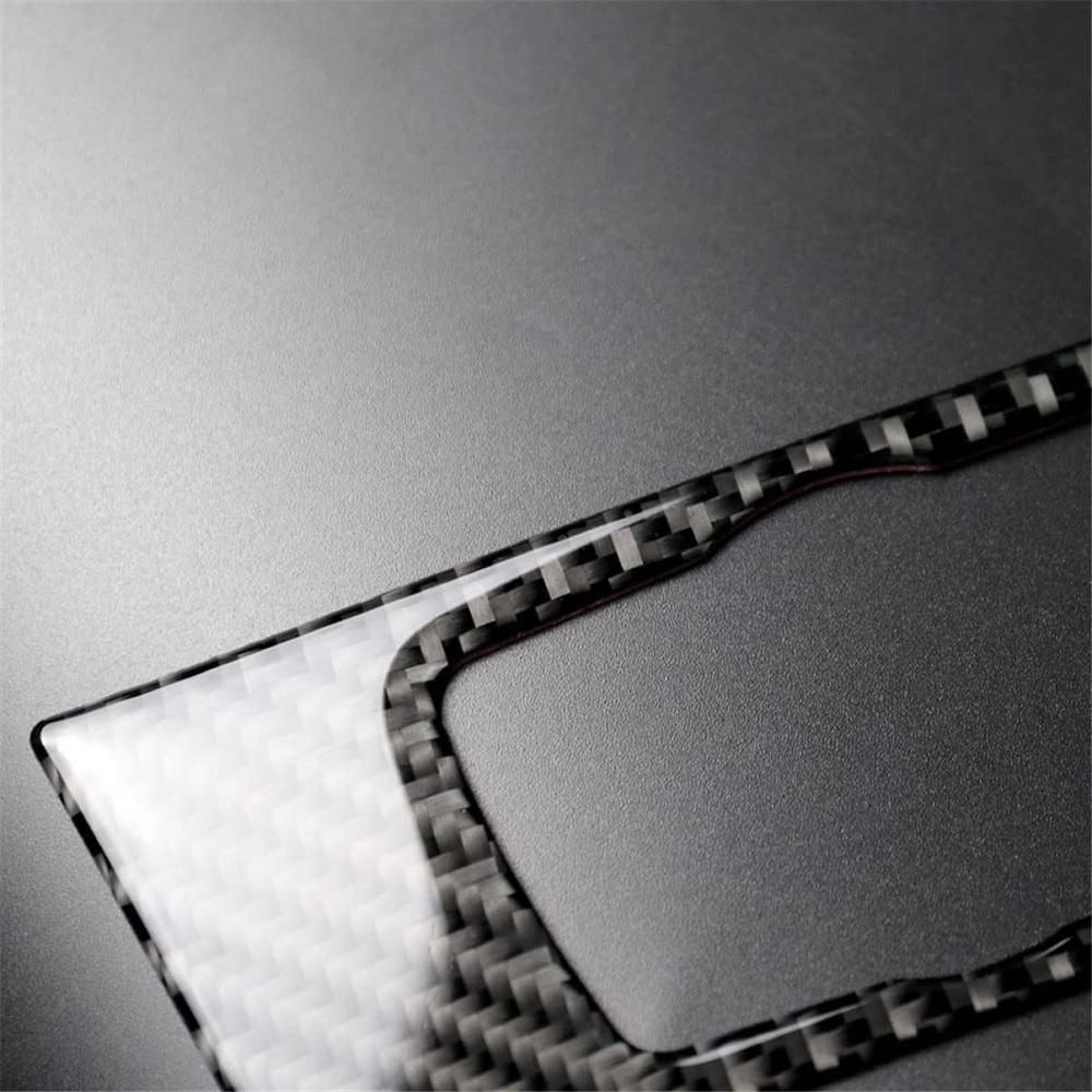 Real Carbon Fiber Interior Air Conditioning CD Panel Cover Trim For BMW 3 Series