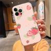 Kawaii Strawberry Phone Case For Iphone 15 14 Pro Max 13 12 11 Pro Max XSMax XR 12 13 Mini 14 Plus