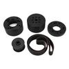 Belt Drive Pulley Kit Anti Slip PCE415.1008 Replacement for Ford Small Block Engine 318 340 360 Black