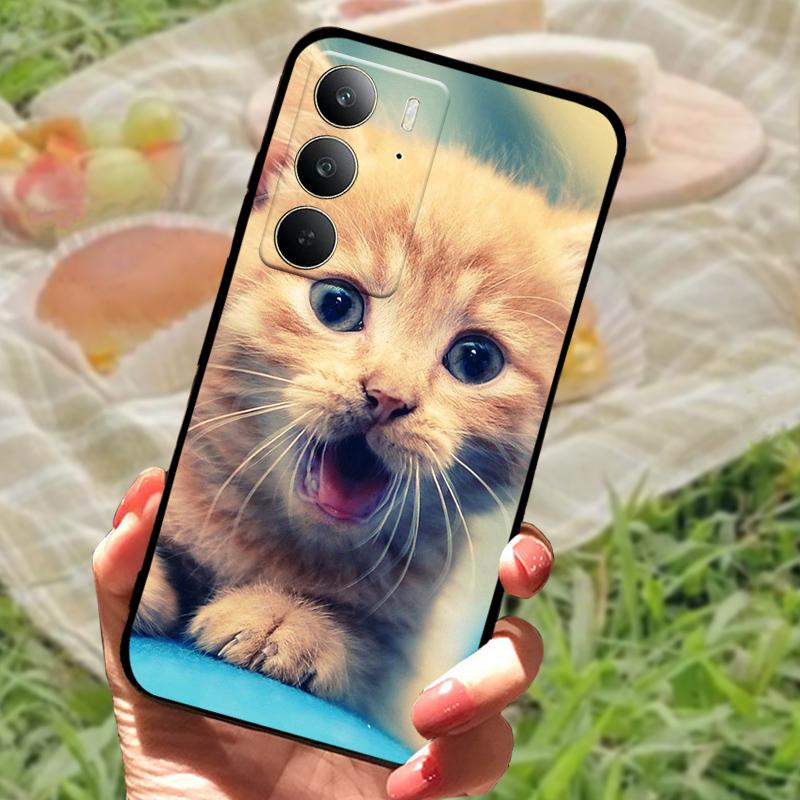 Чехол для Realme C75 Ударопрочный ТПУ Силиконовый Чехол для Телефона Для Oppo Realme C75 4G Fundas Бампер Чехол Модный Мягкий Защитный Корпус