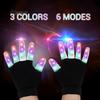 Rave LED Flashing Gloves Glow Light Up Finger Lighting Gloves