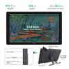 HUION Liquid Tab Kamvas 24 QHD LCD Pen Tablet Не требует зарядки Перо PW517 8192 Уровень чувствительности к нажатию Пленка для определения наклона Без параллакса Рисование