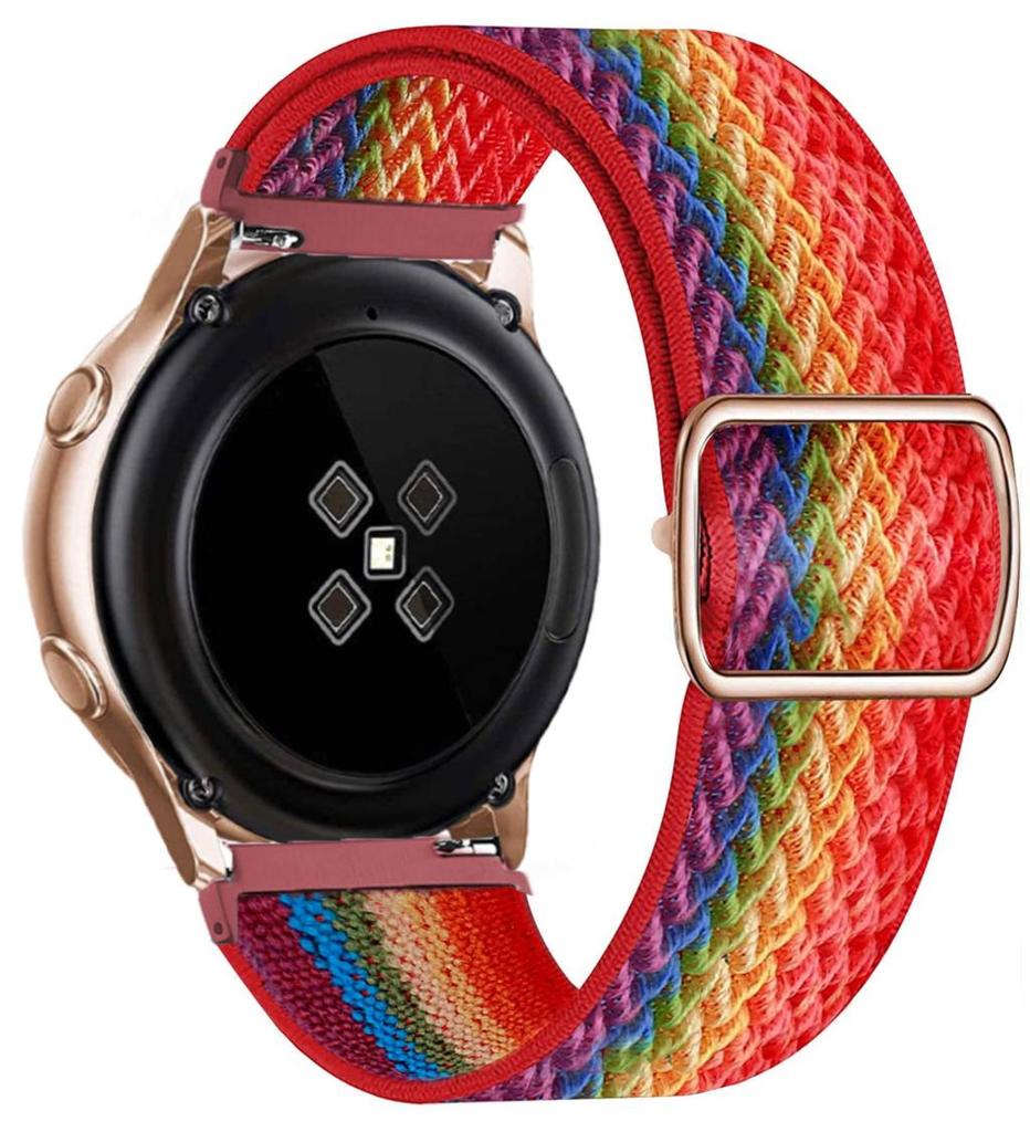 20 мм 22 мм ремешок Для Samsung Galaxy Watch 5/pro/4/classic/3/Active 2 44 45 мм Gear S3 Эластичный нейлоновый петлевой ремешок Huawei GT 2 2e pro 3