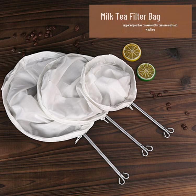 Hong Kong Style Steel Ring Coffee & Milk Tea Filter Bag
