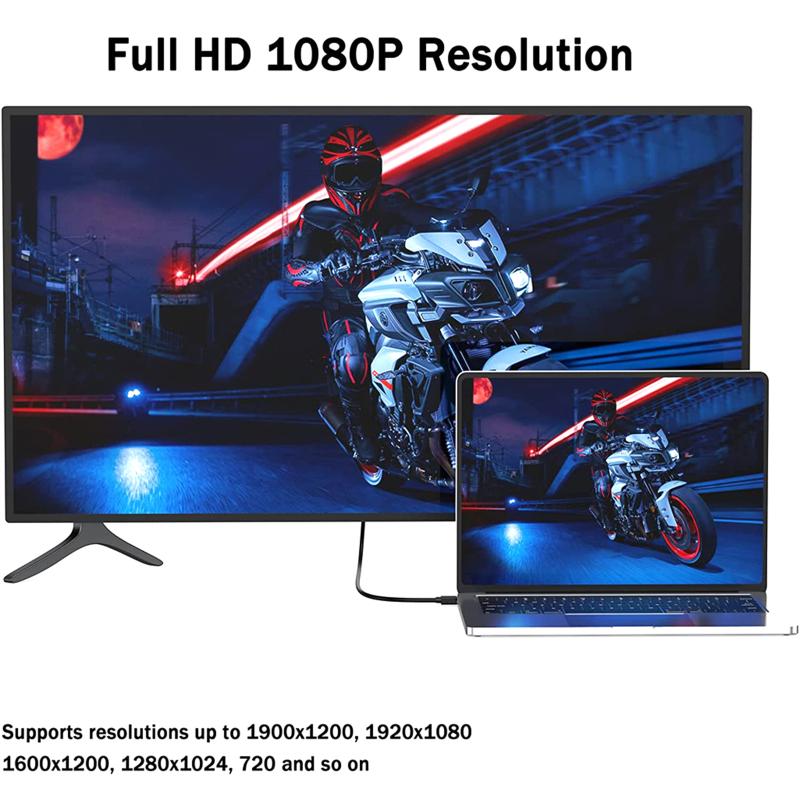 Mini DP To DVI Adapter Cable 1080p Conversion Cable Compatible For Computer Notebook Monitor