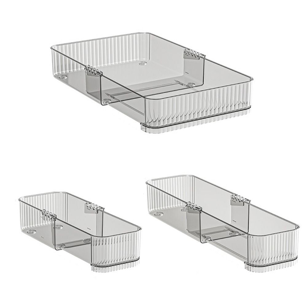 Transparent Drawer Tray Adjustable Divider Box New Drawer Storage Bin