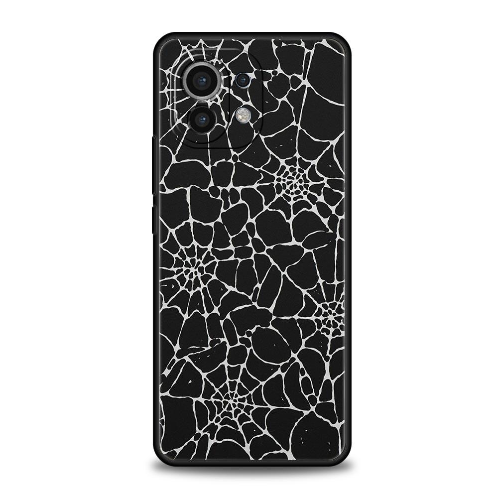 Чехол-накладка с рисунком 'Паутина' для Xiaomi Mi 17 15 14 13 12 11 Ultra 15T 14T 13T 12T 11T Pro Lite 5G Мягкий ТПУ корпус Fundas Capa Сумка