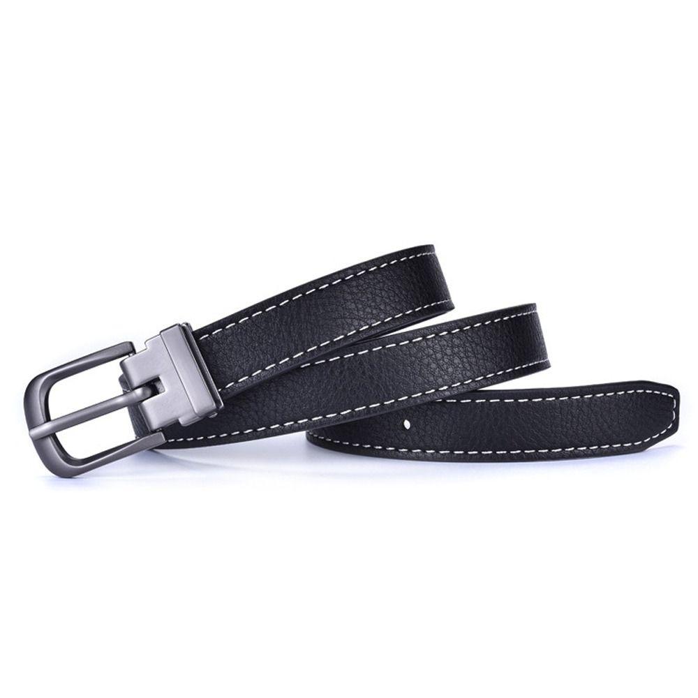 Ретро Повседневный Детский Кожаный Ремень с Пряжкой Пояс Брюки Платья Ремни Тонкий Ремень На Талию