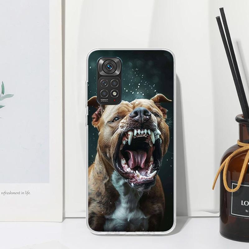 Pit Bull Pet Dog Pitbull Phone Case For Xiaomi Redmi Note 15 13 14S 14 Pro Plus 12S 11S 10S 12 11E 10 11T Art Fundas Back Cover