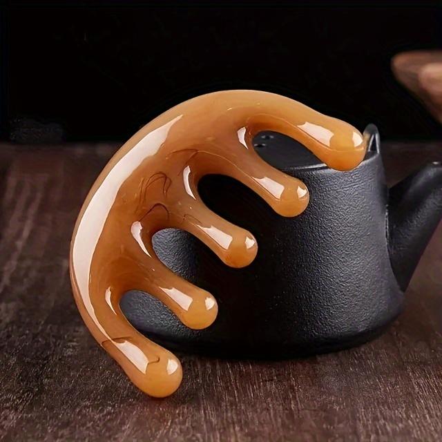 Расческа для акупунктуры головы с большими зубьями, зеленая, с 5 зубьями, для меридианного массажа, инструмент для массажа головы с большими зубьями, полукруглая расческа с 5 лапками