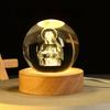 3D Руки Молитва Шар из Искусственного Хрусталя с Деревянным Основанием Прозрачный Гравированный Молитвенный Ручной Шар Ночник Религиозные Христианские Подарки для Женщин Мужчин