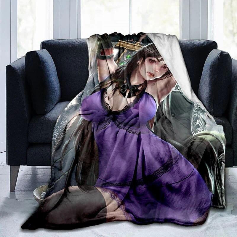 Hot Body Anime Sexy Girl Modern Blanket Flannel Soft Plush Sofa Bed Throwing Cartoon Blankets for Beds Gifts Dropshipping