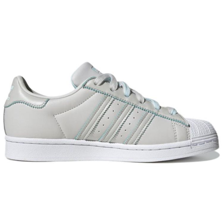adidas Женские кроссовки Superstar Grey Grey-One Gold-Metallic Почти Blue GX2010
