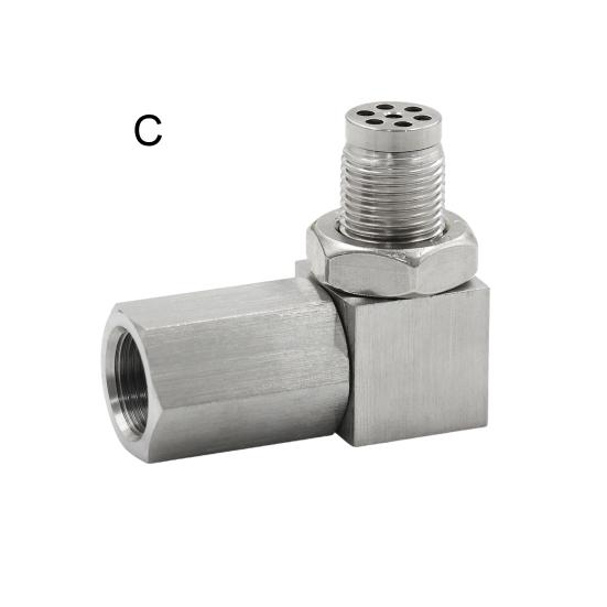 Универсальный удлинитель датчика 0/45/90 градусов Мини-разъем каталитического нейтрализатора для герметичного соединения двигателя