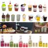 Miniature Dollhouse Fruit Wine Bottle Pretend Play Food Toy Mini Play Kitchen For 1/12 Scale Doll Kitchen Doll Accessories Gift