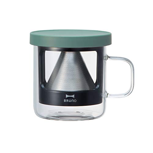 Кофейная воронка BRUNO для одного человека, безбумажная чашка для капель, персональная Green Day Mother's BHK244-GR