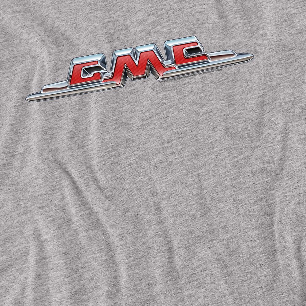 GMC Unisex Adult Chrome Logo Heather Long-Sleeved T-Shirt