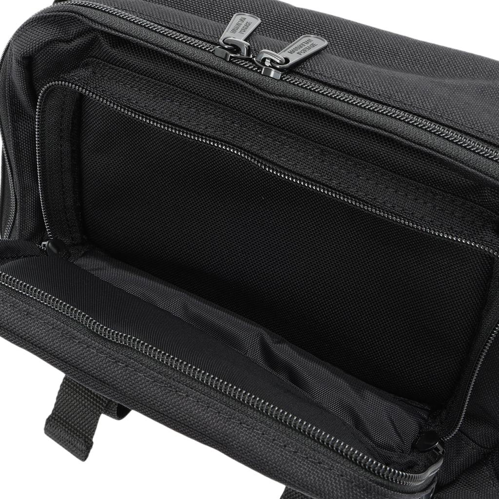 Genuine Shoulder Bag MP1418PXL Pixel Fisk Shoulder Bag Black [Manhattan Portage] [Official]