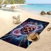 Пляжное полотенце West Ham United Football Print, Большое мягкое быстросохнущее полотенце для пляжа, кемпинга, плавания