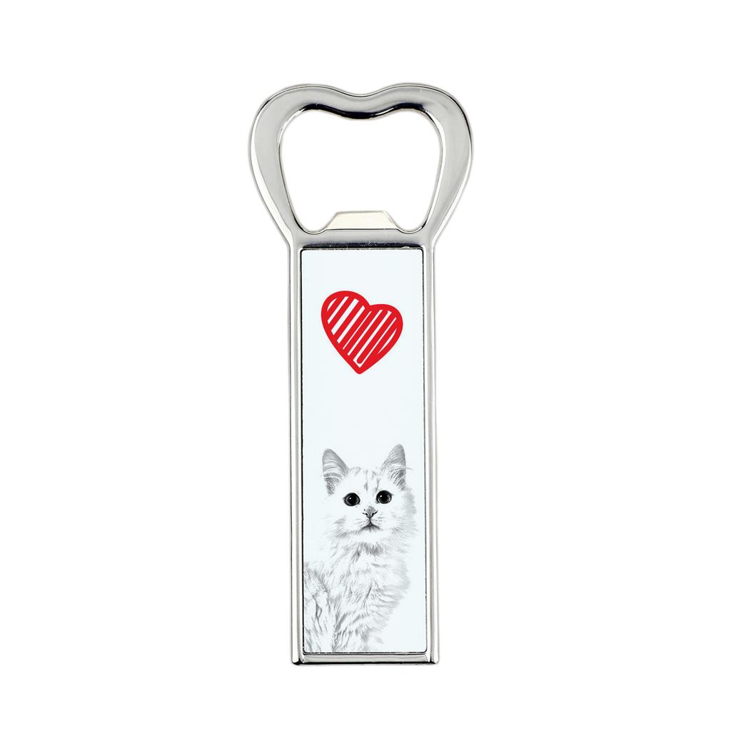 Turecka Wiewiórka - Otwieracz Do Butelek Z Kotem, Personalizowany Otwieracz Na Lodówkę, Wyjątkowy Upominek Dla Mężczyzny Marki Art-Dog