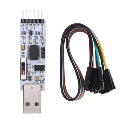 Адаптер USB в TTL последовательный преобразователь Модуль FT232 RTS CTS DTR DCT Загрузчик с проводом для микроконтроллера